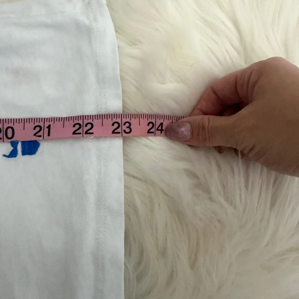 J. Crew - 100% Cotton Short Sleeve Tee‎ Embroidered Bikini Pattern